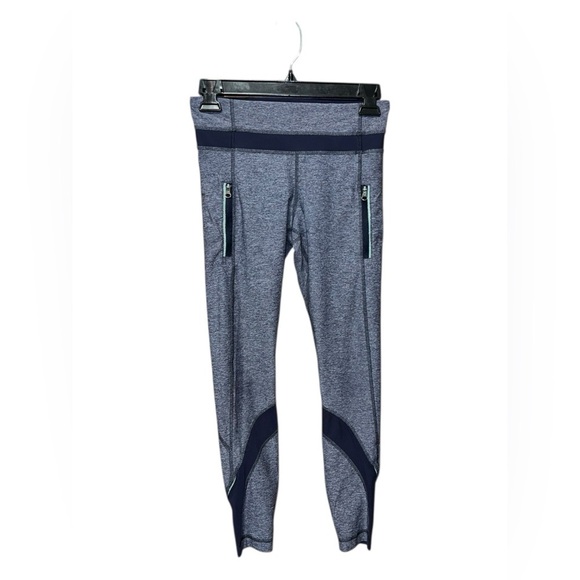 Lululemon Inspire Tight II Blue Gray Leggings Size 4 - Picture 2 of 3